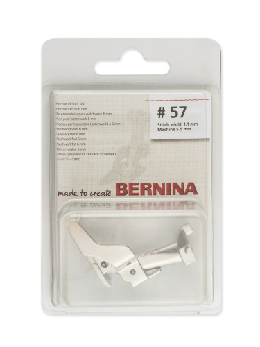  Bernina Лапка для шв. маш. №57 для пэчворка   с направляющей