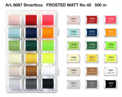 Madeira Набор ниток Frosted Matt №40 (18х500м)