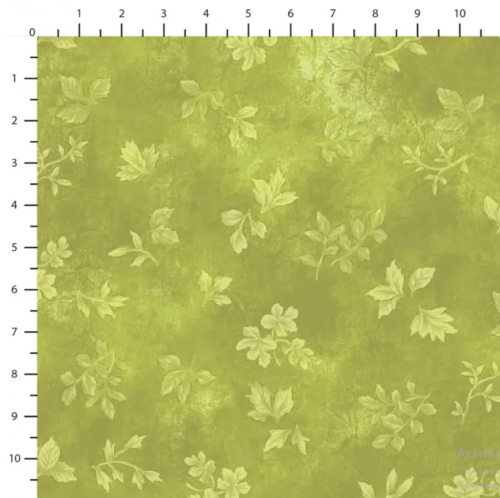 Хлопок для пэчворка Листочки 10*110 см
